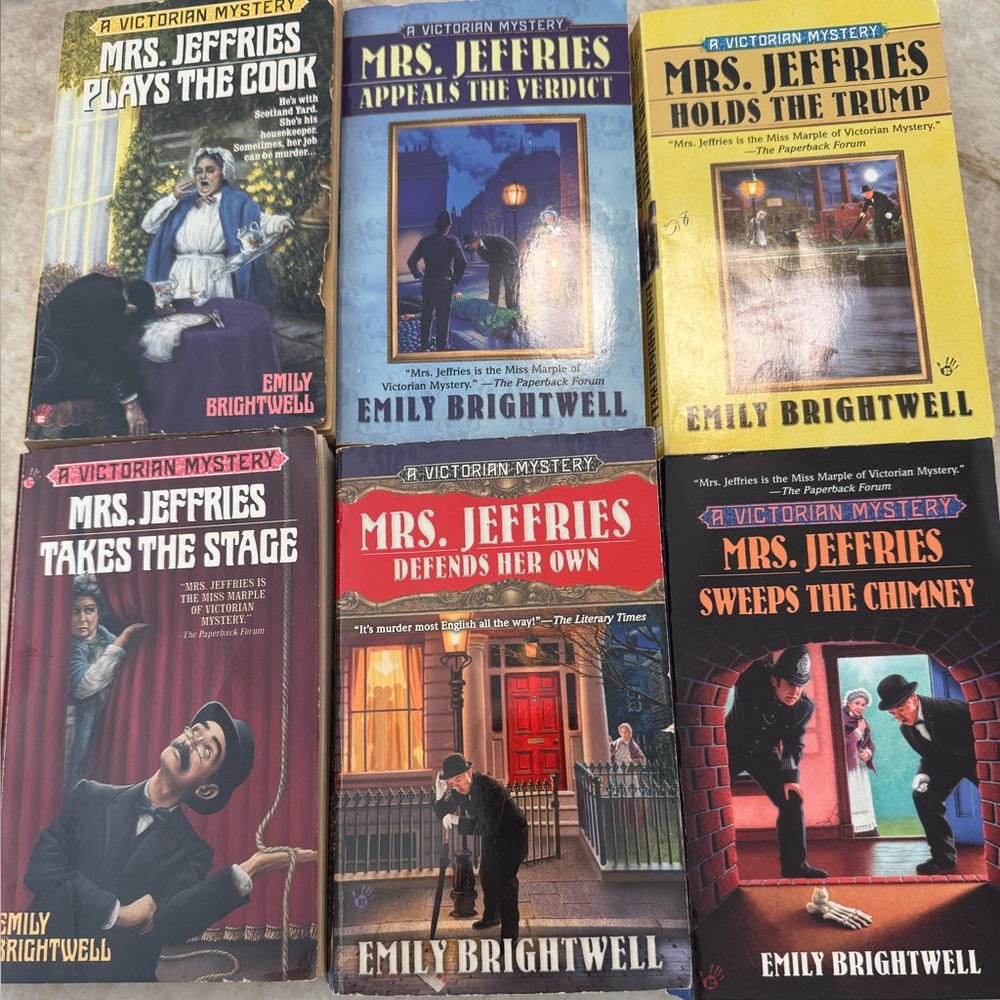 Books Mrs Jeffries and The Inspector Paperbacks